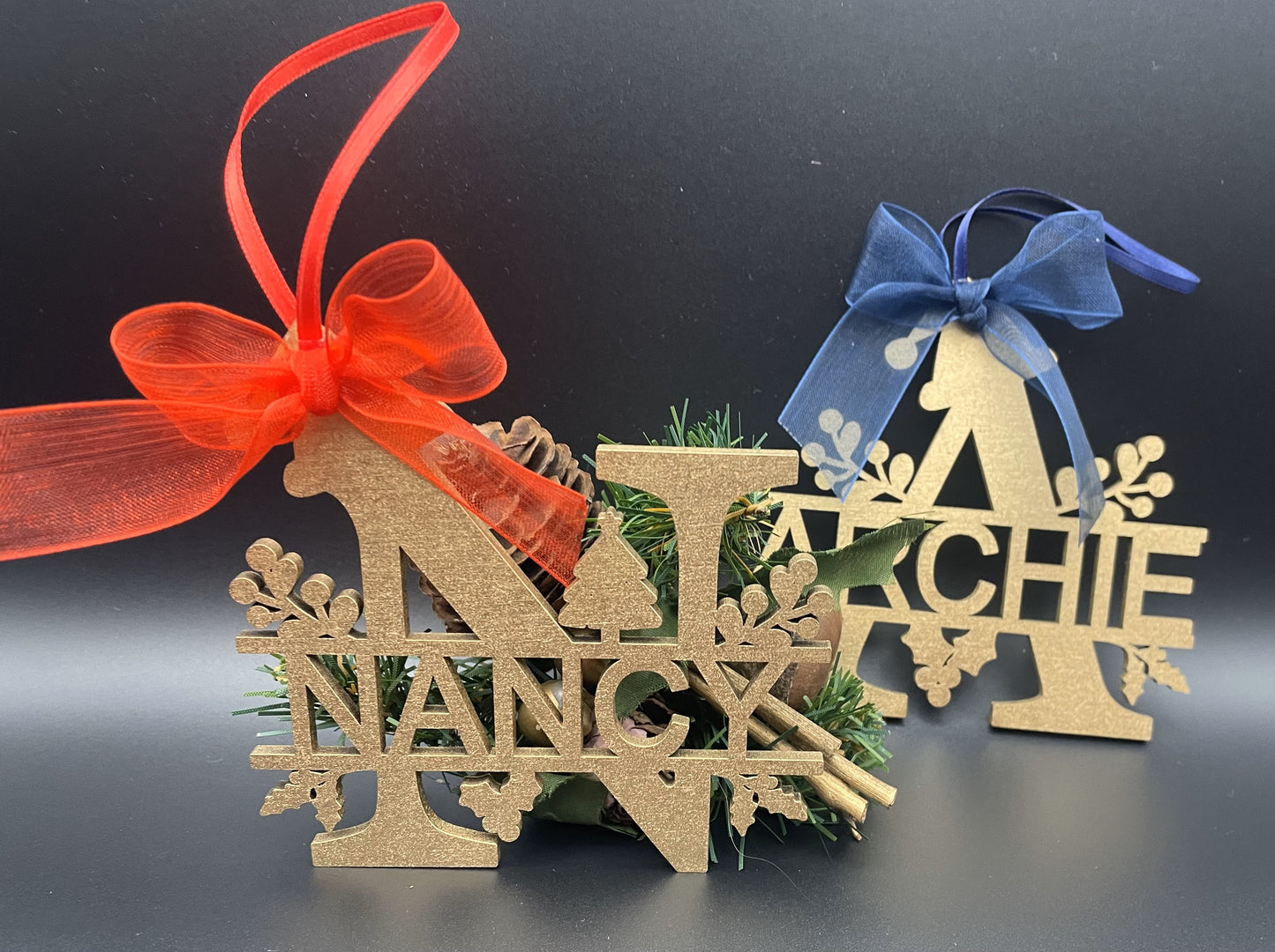 Personalised tree decoration