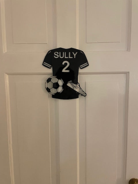 Football shirt door sign/wall art (Copy)