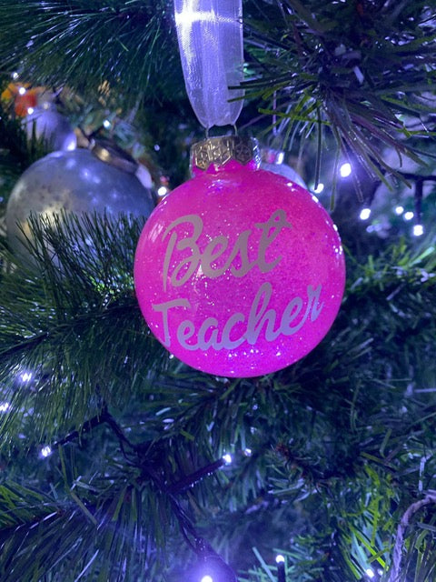 Glitter bauble
