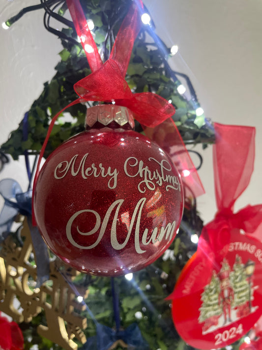 Glitter bauble