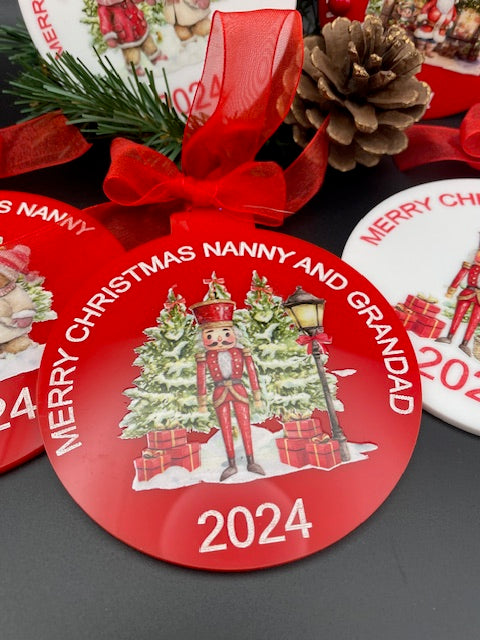 Grandparent hanging tree decoration