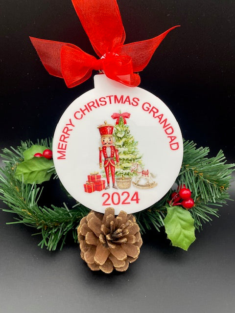 Grandparent hanging tree decoration
