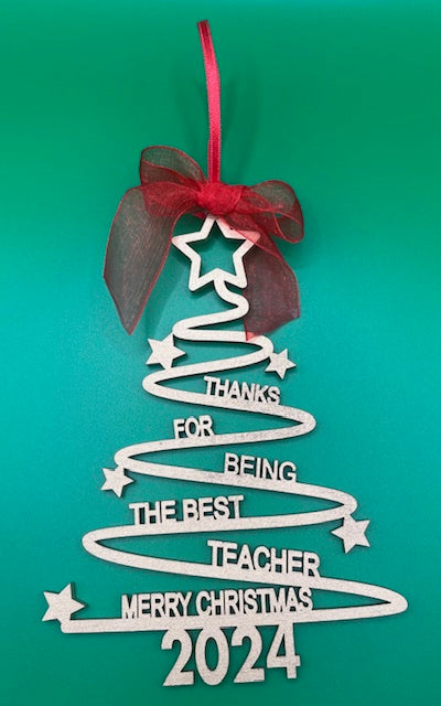 Thank you Teacher Tree Decoration